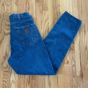 Carhartt Men's Classic Blue Straight Jeans